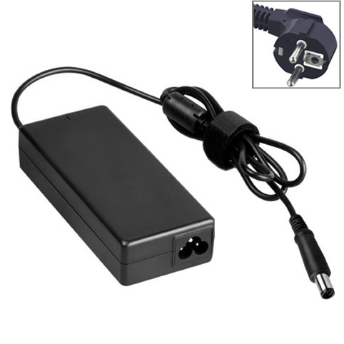 EU Plug AC Adapter 19V 4.74A 90W for HP COMPAQ Notebook, Output Tips: (4.75+4.2)x1.6mm